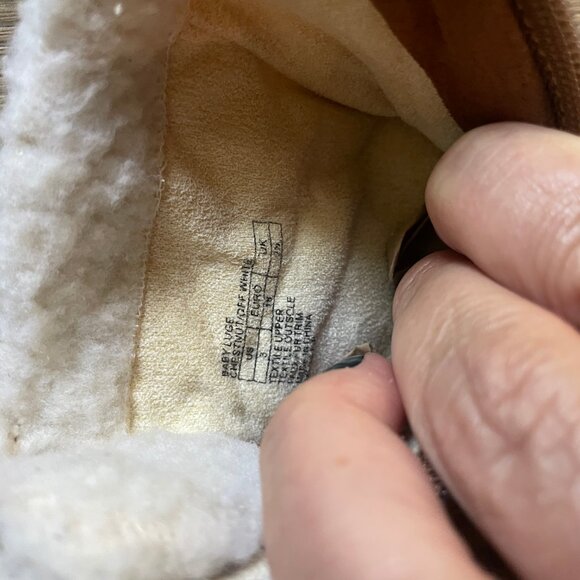 Stuart Weitzman Baby Moccasin Boots Infant Size 3 Buckle Sherpa! - Picture 5 of 5